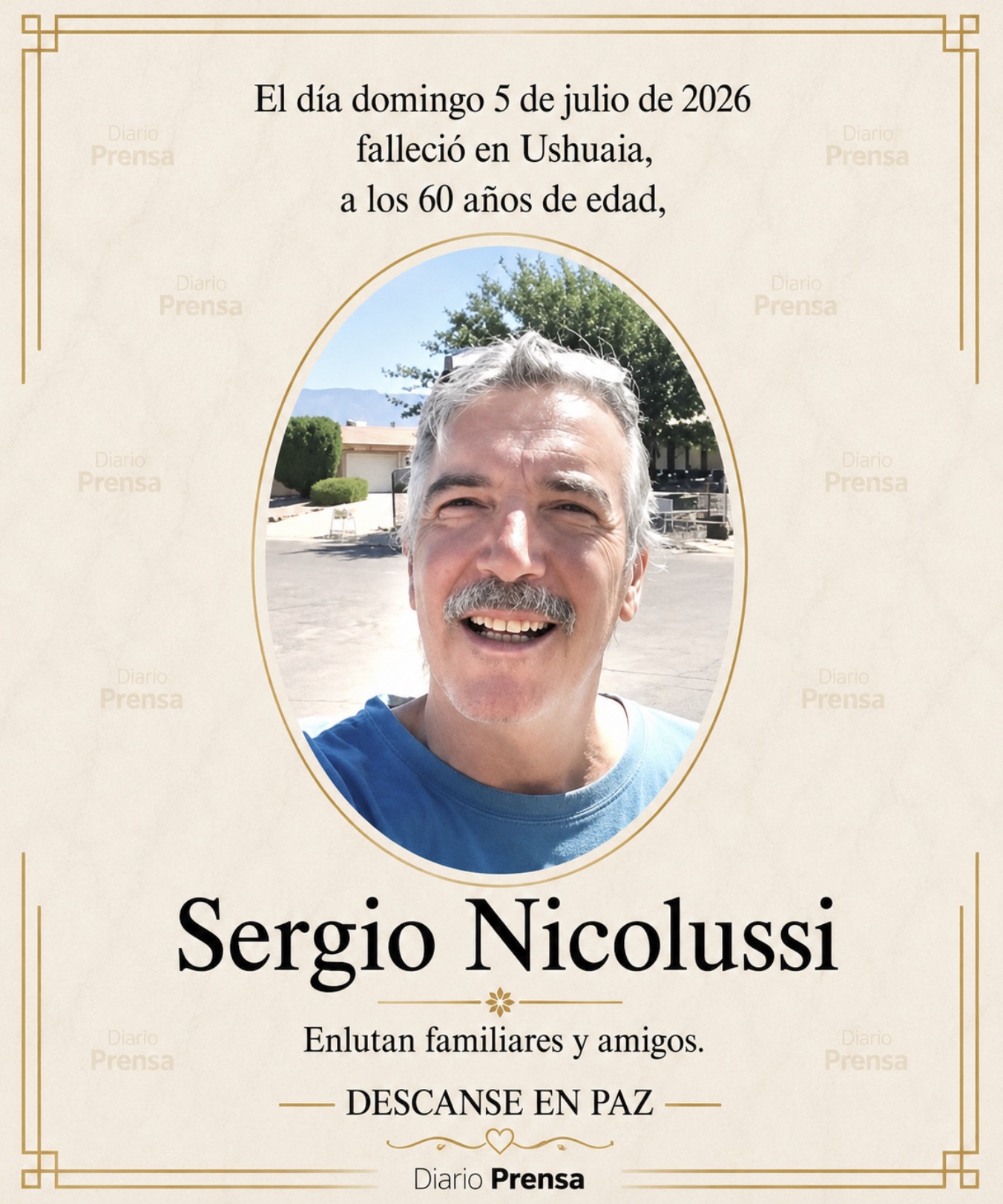 Fallecimiento | Sergio Nicolussi